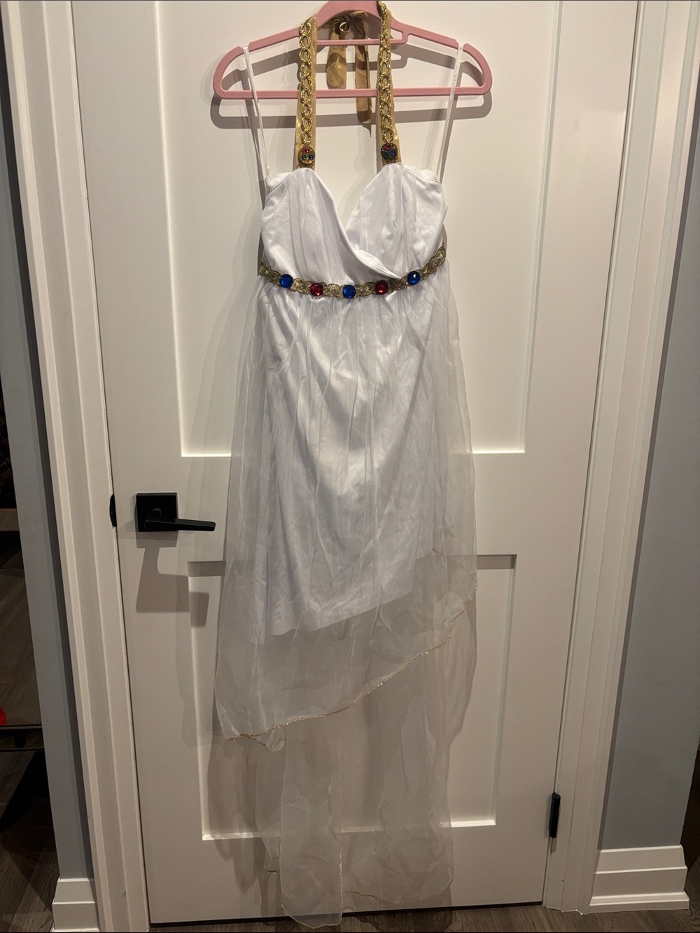 Greek goddess costume women size medium 8-10 with accessories NEW